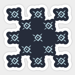 Ethnic pattern with hand drawn elements Sticker